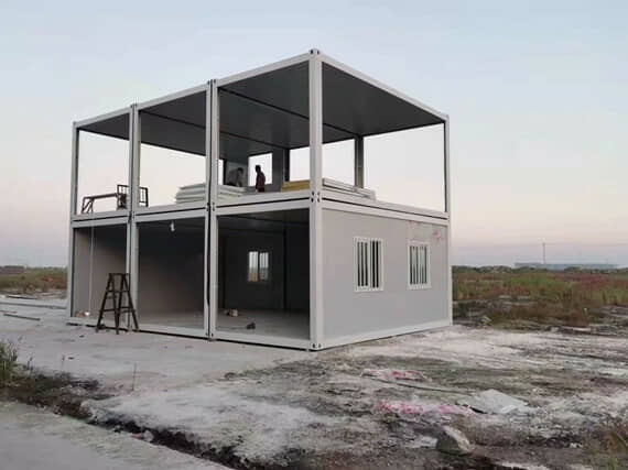 3m*6m的拼裝式集裝箱活動(dòng)房