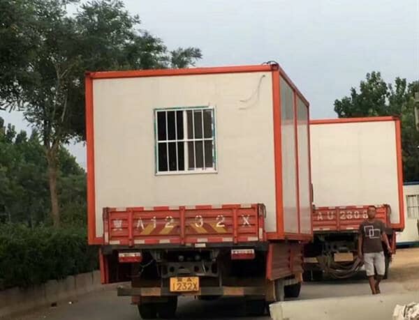 彩鋼板集裝箱式活動(dòng)房圖