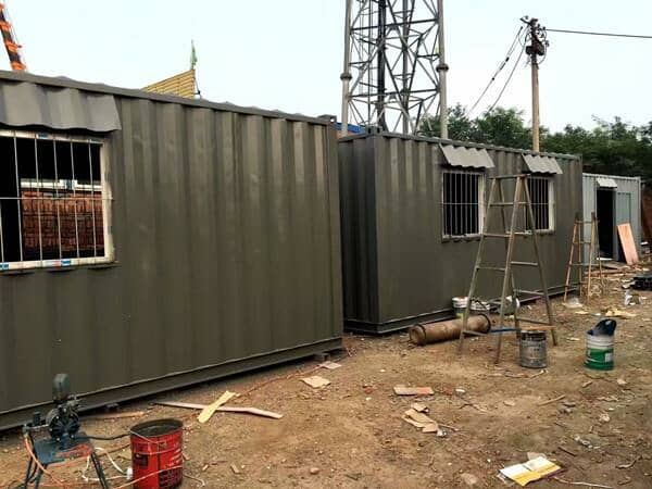 焊接式集裝箱活動(dòng)房圖